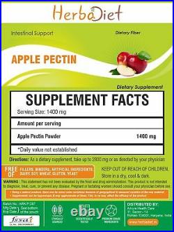 Apple Pectin Powder Intestinal Digestive Health Support Weight Loss High Fiber