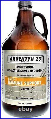 Argentyn 23 Professional Formula Bio-Active Silver Hydrosol 64 oz Twist Top