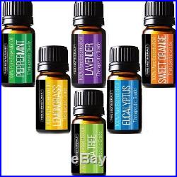 Aromatherapy Top 6 Essential Oils Therapeutic grade with Lavender, Tea Tree