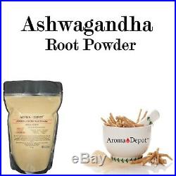 Ashwagandha Root Powder 1 lb or 16oz Organic Non Gmo Withania Somnifera