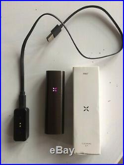 Authentic Grey Pax 2 Dry Herb Vape Used Cleaning Kit and Charger