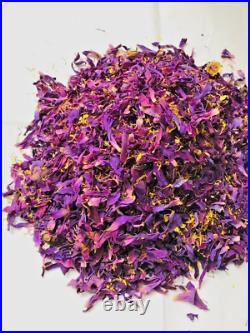 BLUE LOTUS Ceylon Nymphaea Caerulea Cut Hand Picked Dried Flowers Organic Tea