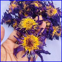BLUE LOTUS Nymphaea Caerulea Dried Flowers 100% Organic Ceylon Herbal 1KG Pack