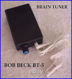 BOB BECK BRAIN TUNER BT-5 Cranial Electrotherapy Stimulation 1 YEAR WARRANTY
