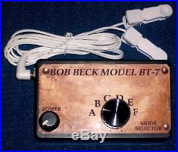 BOB BECK BT-7 Electro-Therapy BECK BOX 6 mode device One Year Warranty