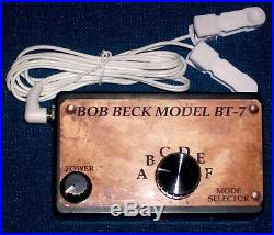 BOB BECK BT-7 Electro-Therapy BECK BOX 6 mode device One Year Warranty