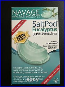 BRAND NEW SEALED 10 BOXES 300 Navage Eucalyptus Salt Pods EXP 1/25 Saltpod