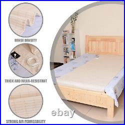 Bed Earthing Sheet Grounding Sheet Mat & Conductive Copper Cord With US Plug NEW