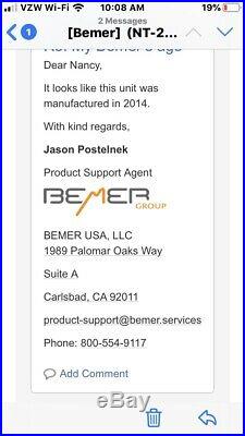 Bemer Pro Set Barely Used 2014 Manufactured