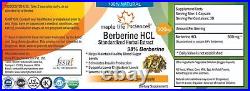 Berberine HCL 98% Extract Capsules controls blood sugar Pure & High Quality
