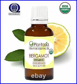Bergamot Certified Organic Essential Oil 100% Pure Therapeutic Italy Plantasia