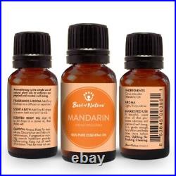 Best Of Nature Mandarin 100% Pure Essential Oil 16 Fl Oz