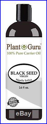 Black Cumin Seed Oil 16 oz. Cold Pressed Nigella Sativa 100% Pure Organic Virgin