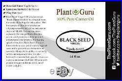 Black Cumin Seed Oil 16 oz. Cold Pressed Nigella Sativa 100% Pure Organic Virgin