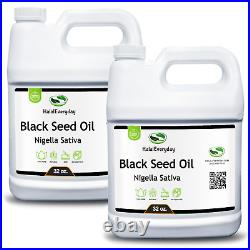 Black Seed Oil 100%Pure Natural Cold Pressed Unrefined Unfiltered Nigella Sativa