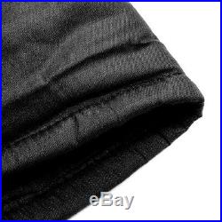 Black Weighted Blanket 5Lbs25Lbs Heavy Sensory Anxiety Sleep Relief Kids Adult