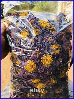 Blue Lotus Hand Picked Dried Flower 100% Orgnic Ceylon Nymphaea Caerulea Express