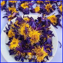Blue Lotus Nymphaea Caerulea 100% Organic Herbal Hand Picked Pure Dried Flowers