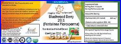 Blushwood Berry 201 Extract Capsules Fontainea picrosperma EBC 46 NO Fillers
