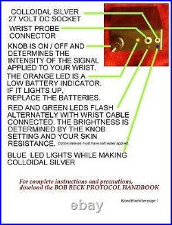 Bob Beck Blood Electrifier With Colloidal Silver Generator