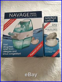 Brand new Navage Nasal Irrigation system with bonus 20 salt pods