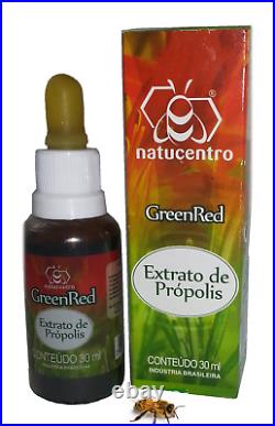 Brazil Bee Propolis Extract Green and Red blend 12 Bottles x 30ml 1oz