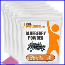 BulkSupplements Blueberry Powder Wild Blueberry Powder Yogurt Powder