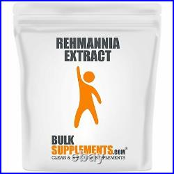 BulkSupplements. Com Rehmannia Root Extract Powder Benefits Overall Health & We
