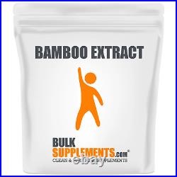 BulkSupplements.com Bamboo Extract Powder Silica Supplements Hair and Nails
