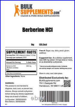 BulkSupplements.com Berberine HCl 500mg Digestive Enzymes HCl Supplement