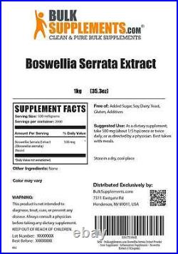 BulkSupplements.com Boswellia Serrata Extract Joint Support Pain Relief