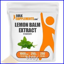 BulkSupplements.com Lemon Balm Extract Reduce Stress & Improve Focus