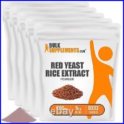 BulkSupplements.com Red Yeast Rice Extract Powder Cholesterol Supplements