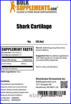 BulkSupplements.com Shark Cartilage Joint & Bone Support