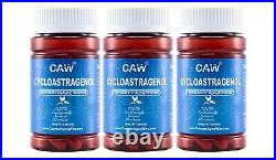 CAW Telomerase Activation Hypersorption Cycloastragenol 10 Mg 30caps 3Bottles