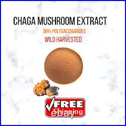 CHAGA MUSHROOM(Inonotus Obliquus) Powder/Extract, Wild Harvested