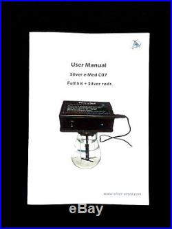 COLLOIDAL SILVER generator USB powered with STIRRING & CURRENT LIMITING full kit