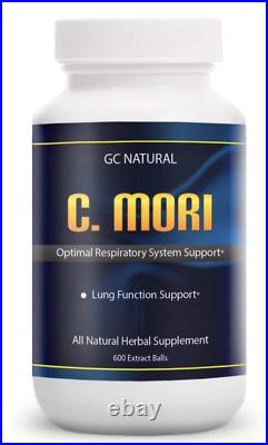 C. Mori (600 extract balls) By GC Natural 100% Herbal Supplement For The Lungs