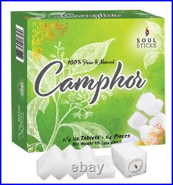 Camphor Tablets Refined Blocks 100% Natural Aromatherapy Repellent Alcanfor