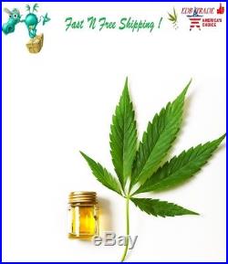 Cannabis Essential Hemp Oil 100% Pure Organic Therapeutic Pain Stress Relief 2oz