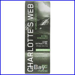 Charlotte's Web 17 mg Hemp Extract Oil, Mint Chocolate 1 oz 30 ml Free Ship