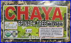 Chaya, Chaya Hierba/Te 4oz, Mayan miracle Tea plant, Chaya tree spinach Mexican