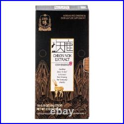 Cheon Nok Convenience Deer Antler Velvet Korean Ginseng Extract Drink 30 Sticks