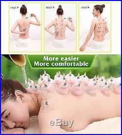 Chinese Cupping Therapy Set 12 Cup Traditional Vacuum Massage Kit Suction Body
