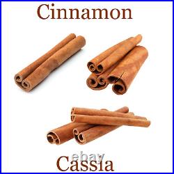 Cinnamon Sticks Cassia Cut Vera 100% Pure Cinnamomum Canela 2.75, 4, 6 Inches