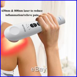 Cold Laser LLLT Therapy Device For Pain Relief, Infrared light wi/ 650nm & 808nm