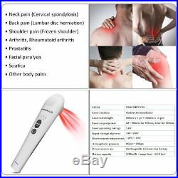 Cold Laser Red Light Therapy Device For Pain Relief 650nm & 808nm Pet Friendly