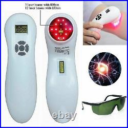 Cold Laser Therapy Body Pain Relief Soft Healing Lazer Device 510mW Pet Friendly