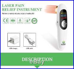 Cold Laser Therapy. LLLT. Pain Relieving Red and Infrared Laser 650 & 808nm