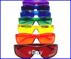 Color Therapy Glasses PRO Sport Style SET of 7, 9, 10 -Chakra